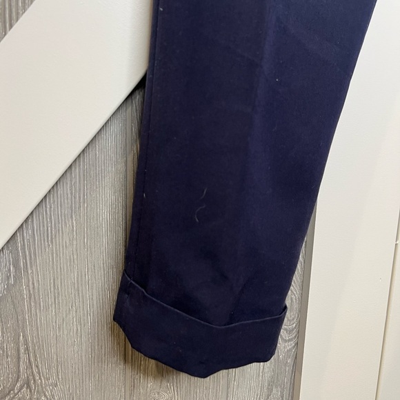 226. Tommy Hilfiger Navy Tie-Waist Trousers size 4 - Picture 4 of 6